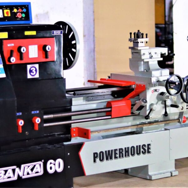 Banka 60 - HEAVY DUTY ALL GEAR LATHE MACHINE - 9 / 12 / 14 / 16 / 18 Feet Swing Dia 600 / 750 mm - With 80 / 100 mm / 3 Inch / 4 Inch Bore - Center 300 and 375 mm/12 and 15 Inch - For Production / Maintenance - Image 2