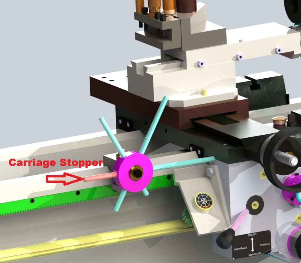 Lathe Carriage Stopper For Turning - Image 2