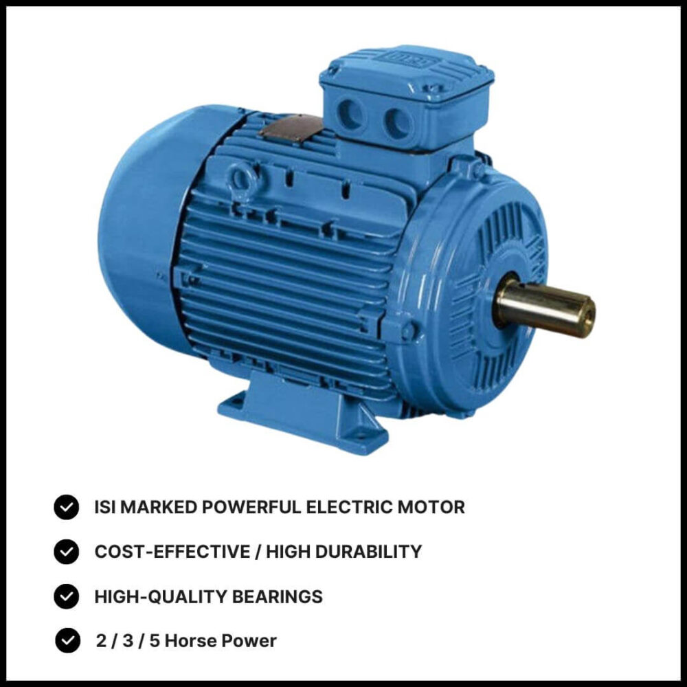 Electric Motor 2/3/5 HP Standard ISI