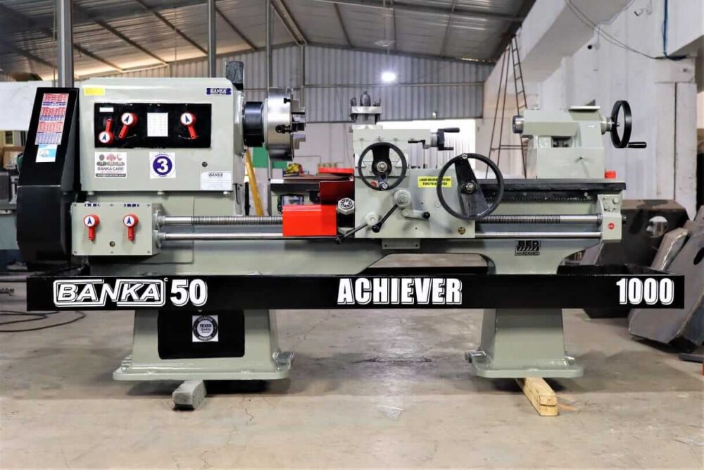 Banka 50 - HEAVY DUTY ALL GEAR LATHE MACHINE - 7 / 9 / 12 / 14 Feet Swing Dia 500 mm - With 80 mm / 3 Inch Bore - Center 250 mm/10 Inch - For Production / Maintenance - Image 4