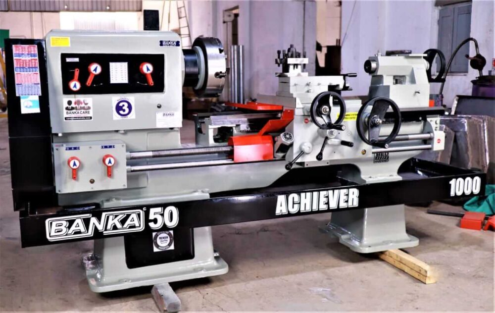 Banka 50 - HEAVY DUTY ALL GEAR LATHE MACHINE - 7 / 9 / 12 / 14 Feet Swing Dia 500 mm - With 80 mm / 3 Inch Bore - Center 250 mm/10 Inch - For Production / Maintenance - Image 8