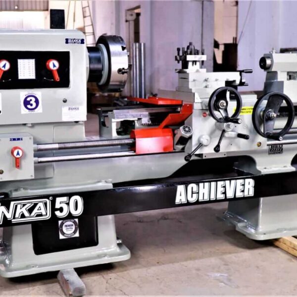 Banka 50 - HEAVY DUTY ALL GEAR LATHE MACHINE - 7 / 9 / 12 / 14 Feet Swing Dia 500 mm - With 80 mm / 3 Inch Bore - Center 250 mm/10 Inch - For Production / Maintenance - Image 8