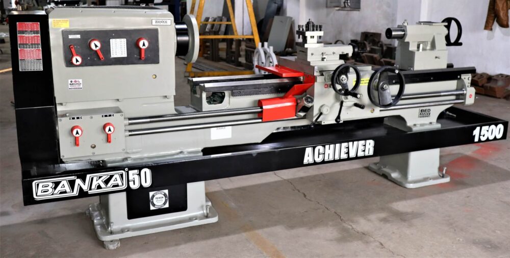 Banka 50 - HEAVY DUTY ALL GEAR LATHE MACHINE - 7 / 9 / 12 / 14 Feet Swing Dia 500 mm - With 80 mm / 3 Inch Bore - Center 250 mm/10 Inch - For Production / Maintenance - Image 3