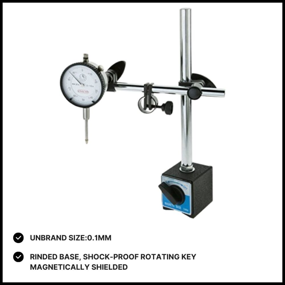 Magnetic Stand With Dial Gauge