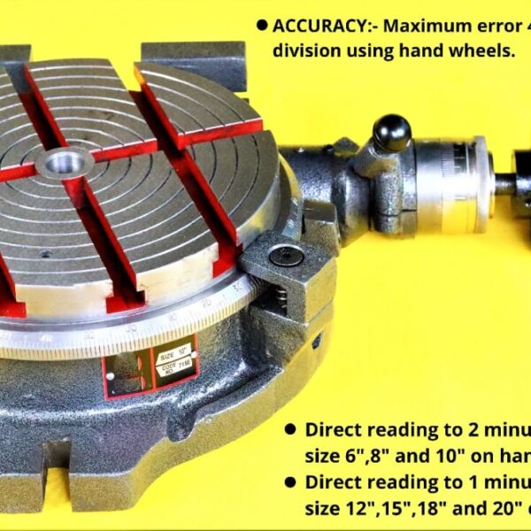 Milling-Rotary Table 150 MM- 6 INCH - Image 3