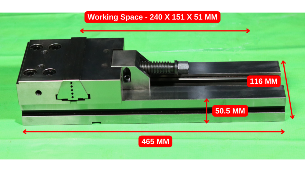 PRECISION STEEL MODULAR MILLING MACHINE VISE - Image 3