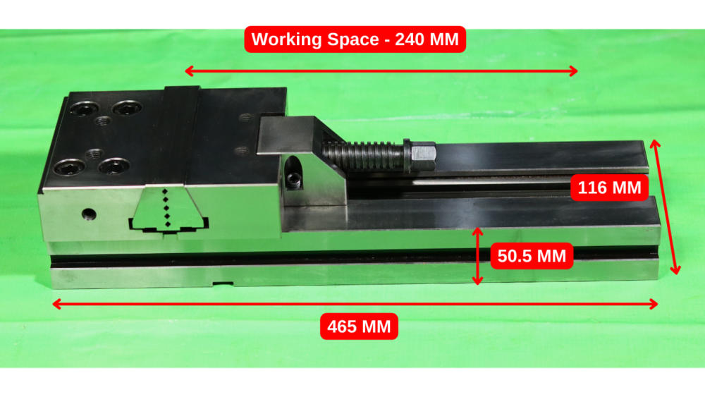 PRECISION STEEL MODULAR MILLING MACHINE VISE - Image 4